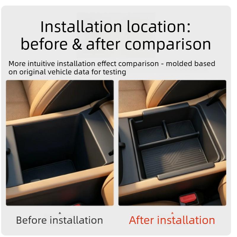 For Geely Starray 2025-2026 Central Control Storage Box Armrest Box Storage Interiors Auto Modification Accessories Supplies
