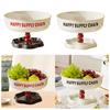 Pedestal Bowl Versatile Home Decor Dessert Platter Tray Dish Serving Bowl for Dinning Room Counter Buffet Kitchen Veggies Fruits
