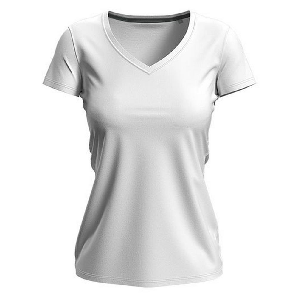 Stedman Womens/Ladies Stretch V Neck T-Shirt