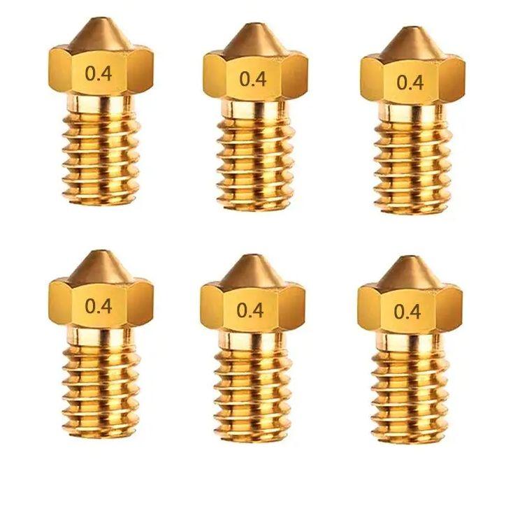 0.4mm Brass Nozzles 3D Printer Hot End for Anycubic Kobra, Kobra Neo, Kobra Go, Mega, Mega S, Mega Pro, Mega X