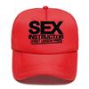 Sex Instructor Funny Creative Baseball Cap Men Women Parent-Child Hats Mesh Visor Outdoor Adjustable Caps Moto Gp Baseball Cap