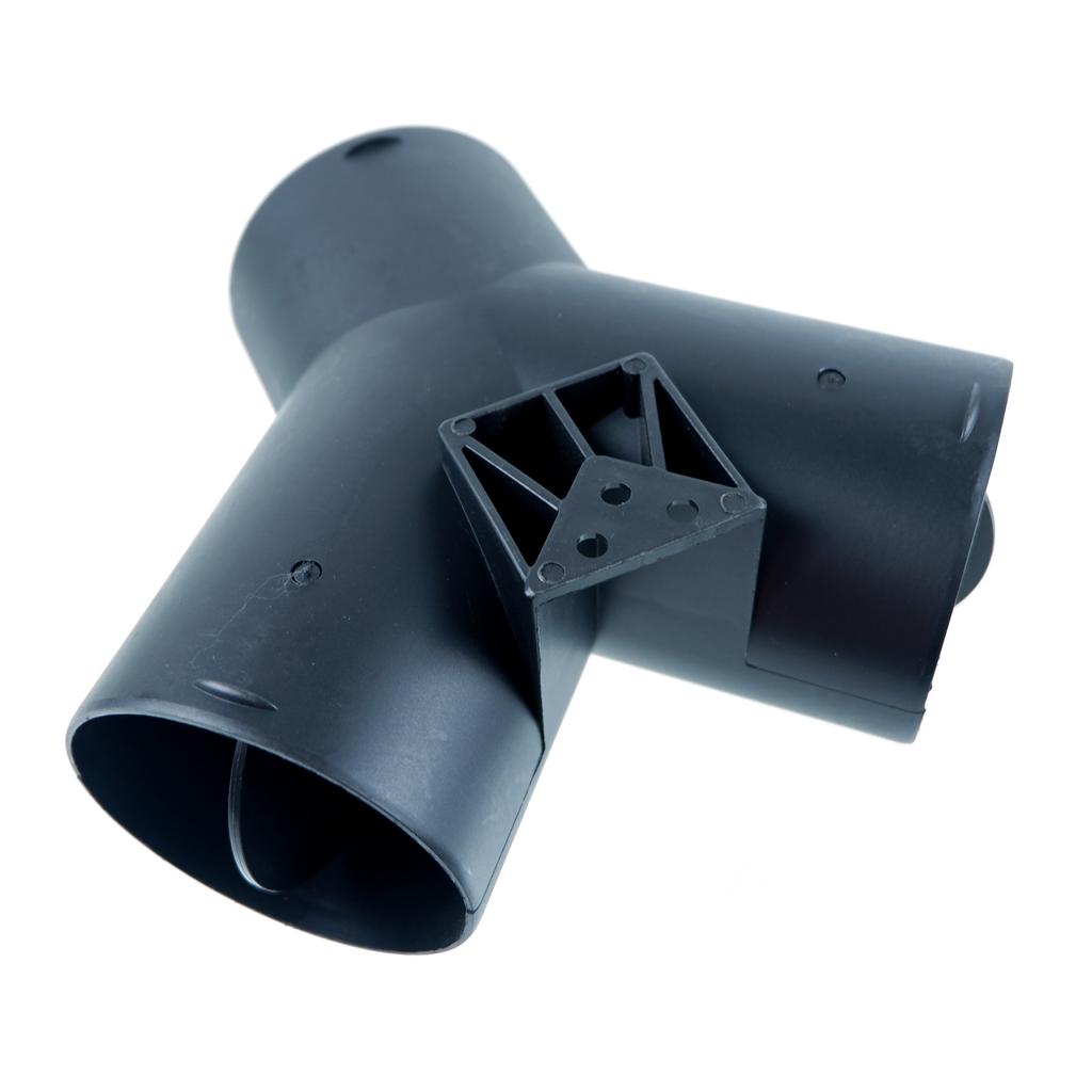 2 Vavles Flap Adjustable Air Diesel Parking Heater Vent Ducting Y Branch Splitter Exhaust Pipe Joiner Connector For Webasto