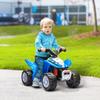 Elektrisches Kinder-Quad, LED-Licht, Hupe, Breite Reifen, Bequemer Sitz, Rutschfeste Griffe, Blau