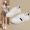 WZ Little White Shoes Women 2026 New Lightweight Thick Bottom Comfortable Versatile Sports and Leisure Board Shoes