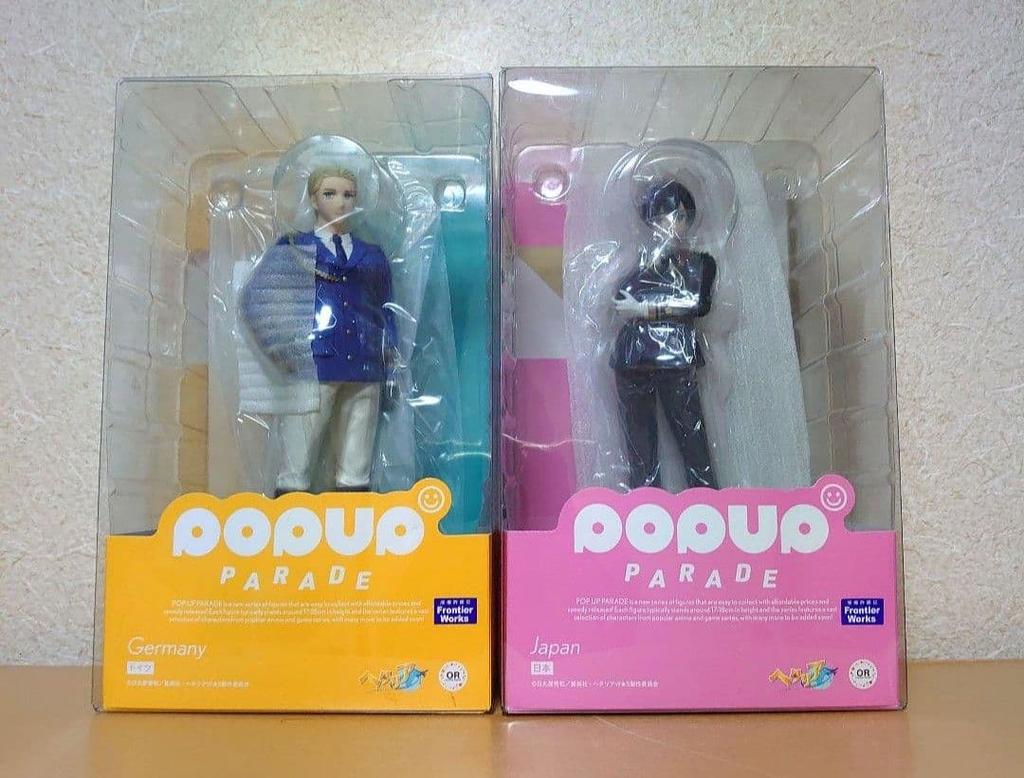 [USED] POP UP PARADE Hetalia Japan and Germany Poppare Figures