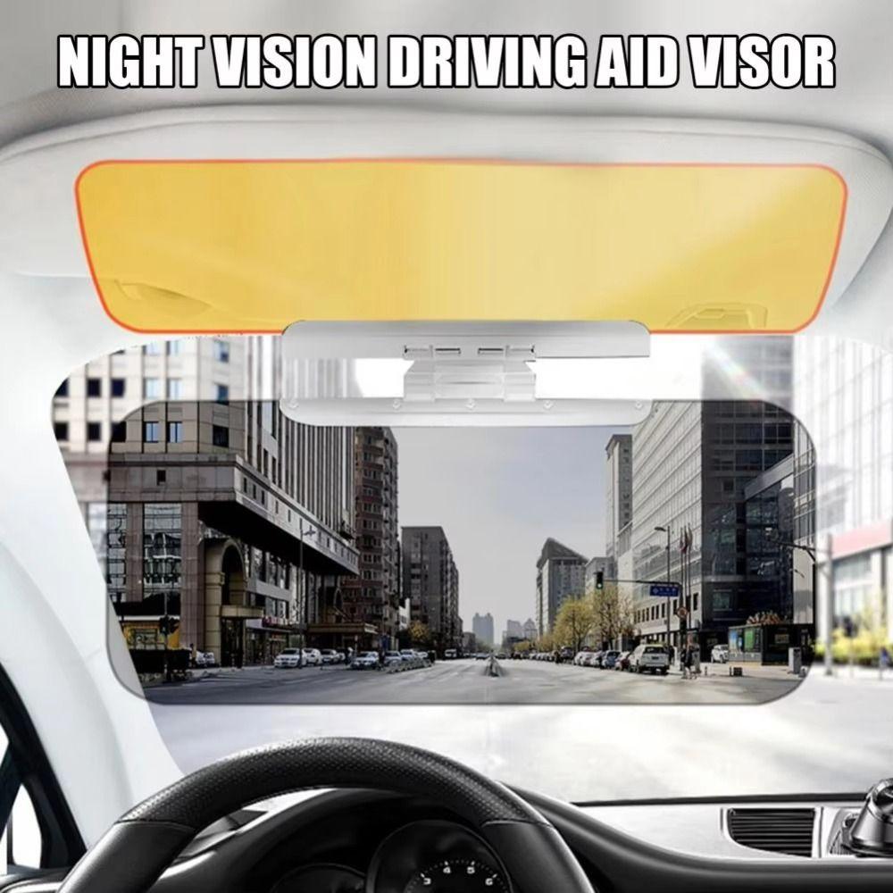 High-Transparent Anti Glare Sunshades Adjustable Night Driving Shield Eye Protection