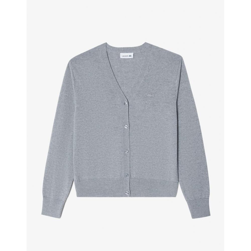 

LacoSte Women S V Neck Soft Wool Cardigan Af110e 54n Cca 034