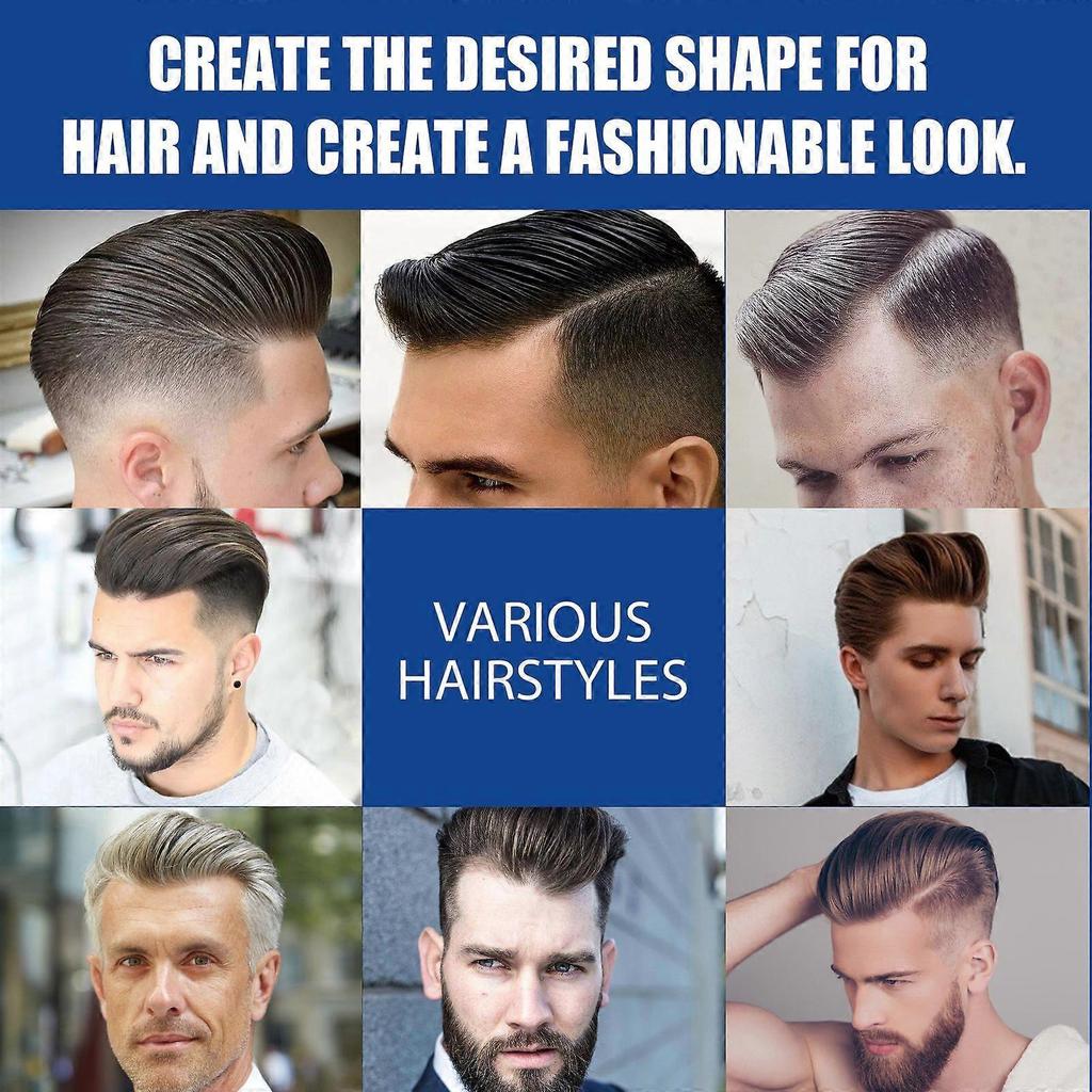 Pánský vosk na vlasy ve formě tyčinky péče o roztřepené vlasy dlouhotrvající styling přirozeně nadýchaný trojrozměrný snadné tvarování vosková tyčinka na vlasy