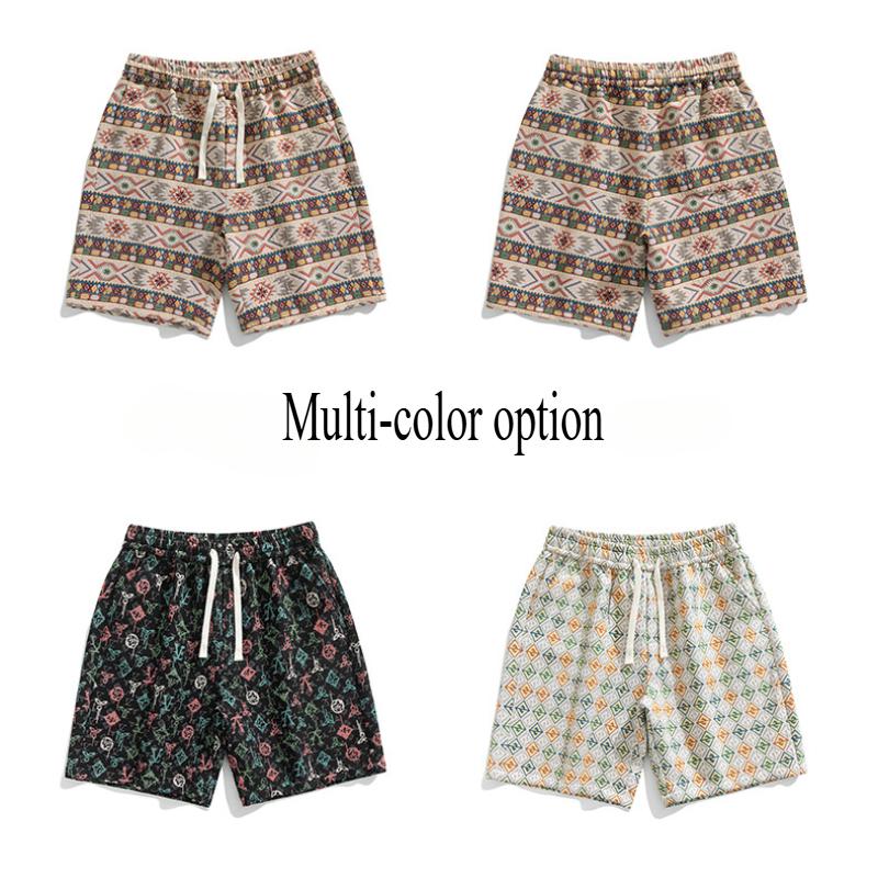 Sommar Herrshorts Manliga Korta Byxor Strandbyxor Casual Fempunktsbyxor