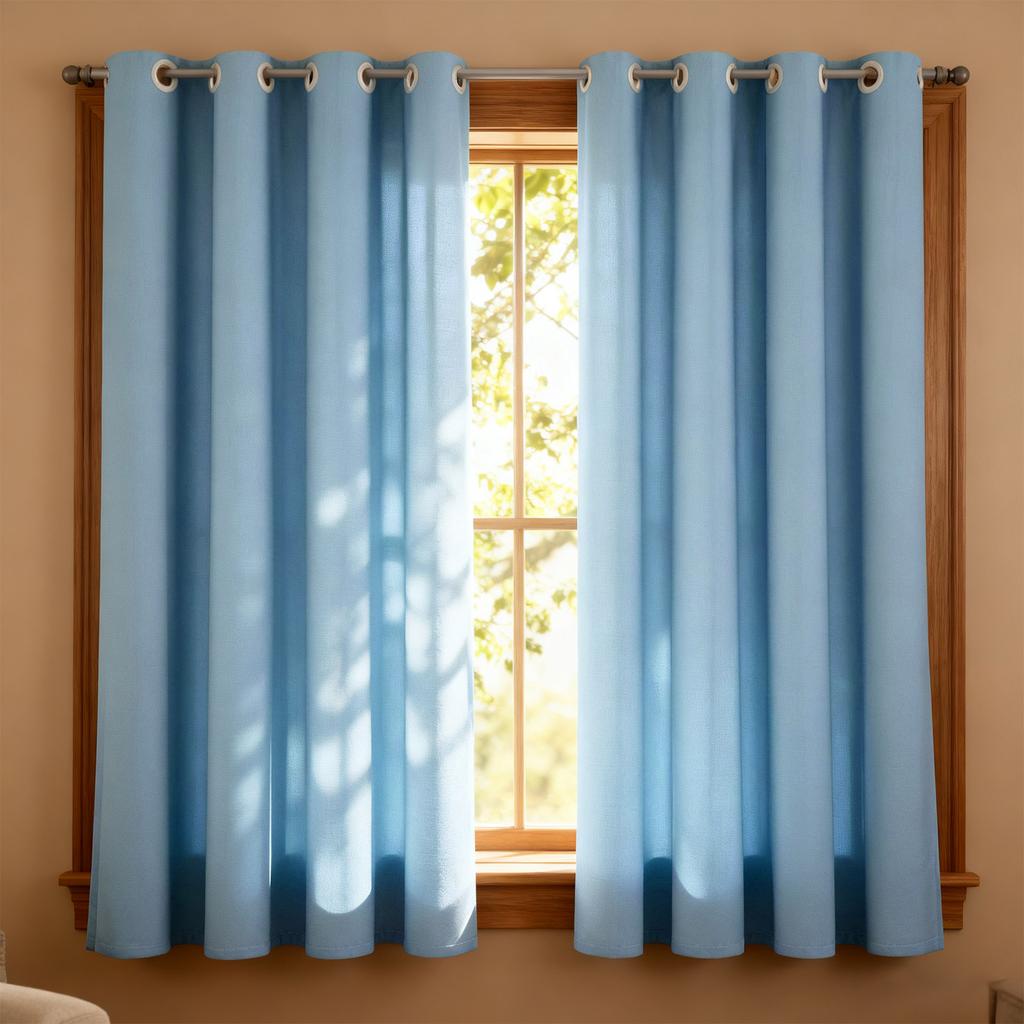 Solid Color Curtains  Curtain Fabric Can Be Used In Kitchens And Bedrooms