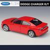 Welly 1/24 2016 DODGE Charger R/T Alloy Sports Car Model Diecast Metal Track Racing Vehicles Car Model High Simulation Kids Gift