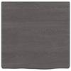 VidaXL Étagère murale gris foncé 40x40x4 cm bois chêne massif traité 363750