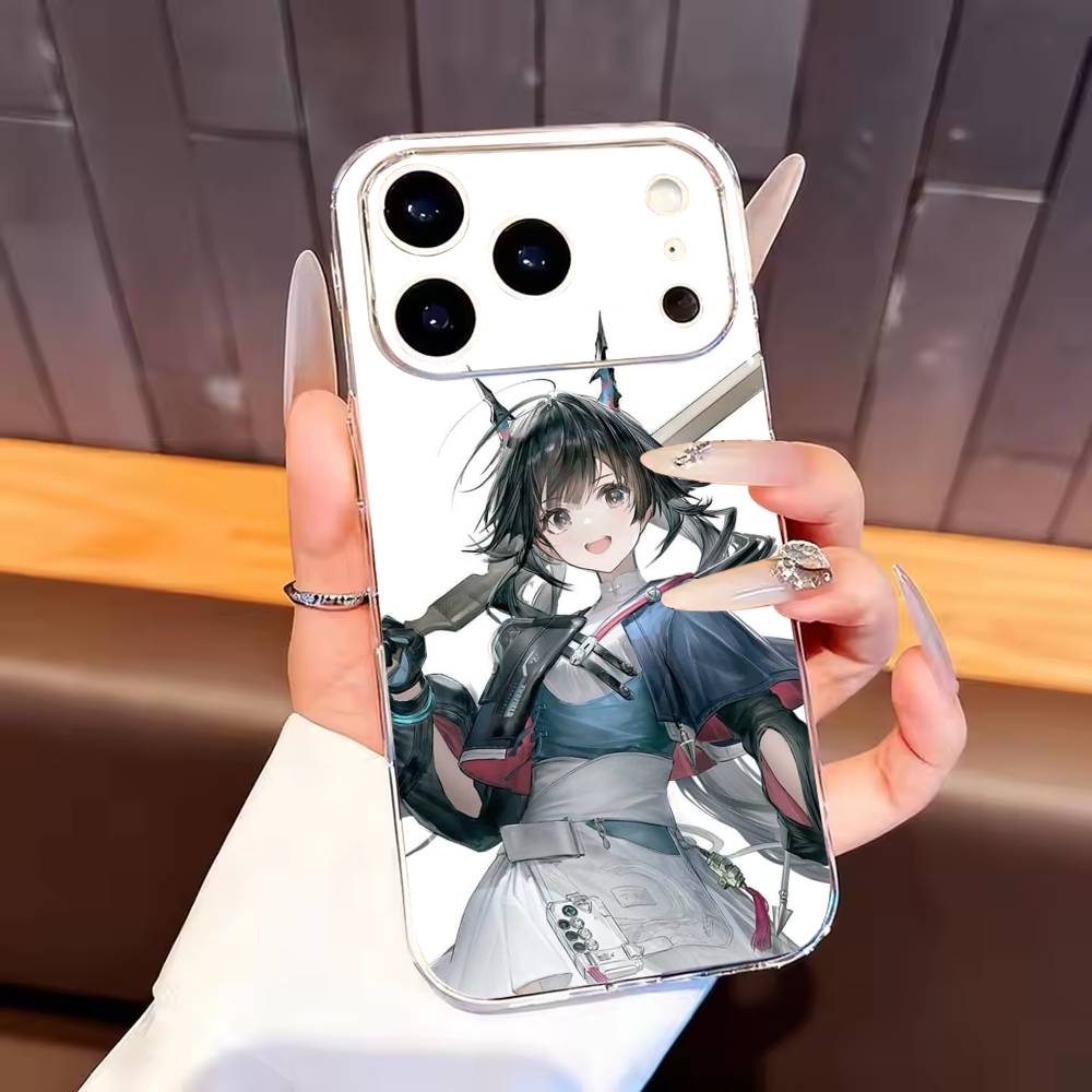 

Чехол для телефона Arknight E-Enfield G-Game для iPhone17,16,15,14,13,12,11 Plus,Pro Max Мягкий прозрачный чехол iPhone13PRO