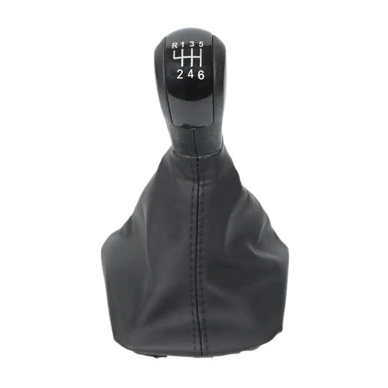 5/6 Speed Car Styling Gear Shift Knob Leather Boot Collar For Skoda Octavia A5 MK2 A6 Sedan & Combi 2004 2005 2006 2007 2008