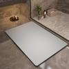 Simple Diatom Mud Floor Mat Bathroom Non-slip Foot Wiping Mat Solid Color Water-absorbing Soft Mat Door Entrance Mat