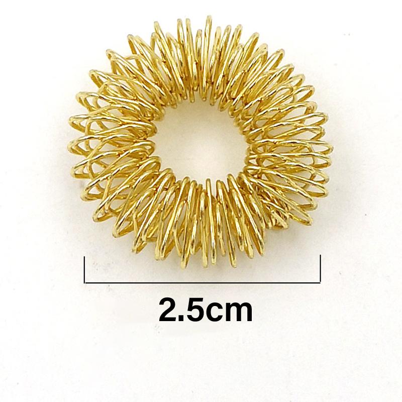 10 ks Nerezový masážní kroužek na prst Akupunkturní kroužek Terapie Relax Krev