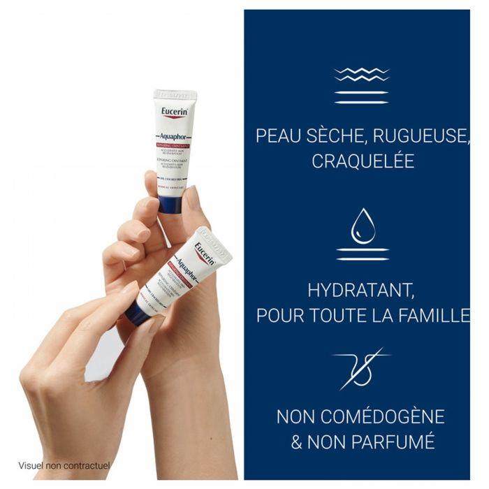 Baume Réparateur Cutané - EUCERIN - Aquaphor - 2 x 10ml - Peaux Sèches - Régénération Épidermique