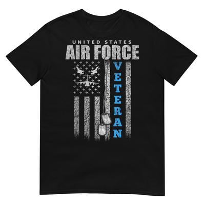 Veteran Of The Us Air Force Usa Flag Veterans Tshirt