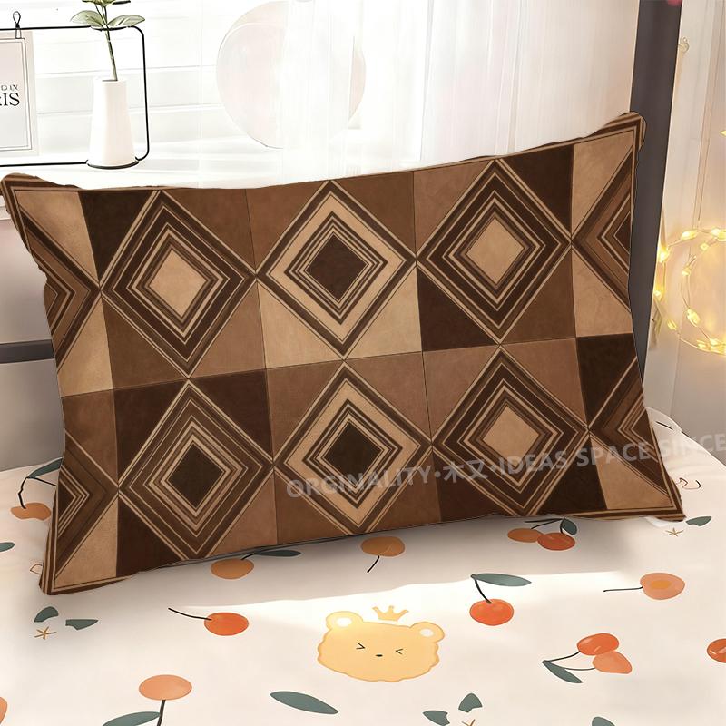 Geometric Pattern Rectangular Pillowcase Suitable For Sofa Bedroom Car Pillow Cover Cushion Rectangular Back Cushion