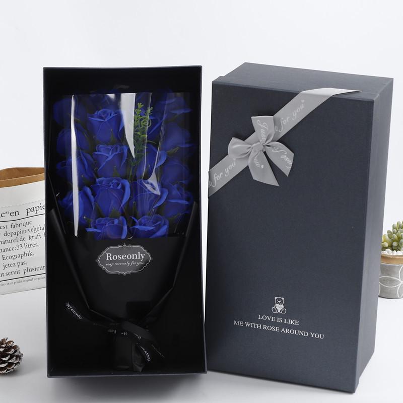 Kreatives 8. März Göttinnenfest Rosenseife Blumenstrauß Geschenkbox für Freund, Freundin, Ehefrau oder beste Freundin