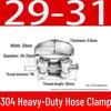 304 Stainless Steel European-Style Single Head Hose Clamp