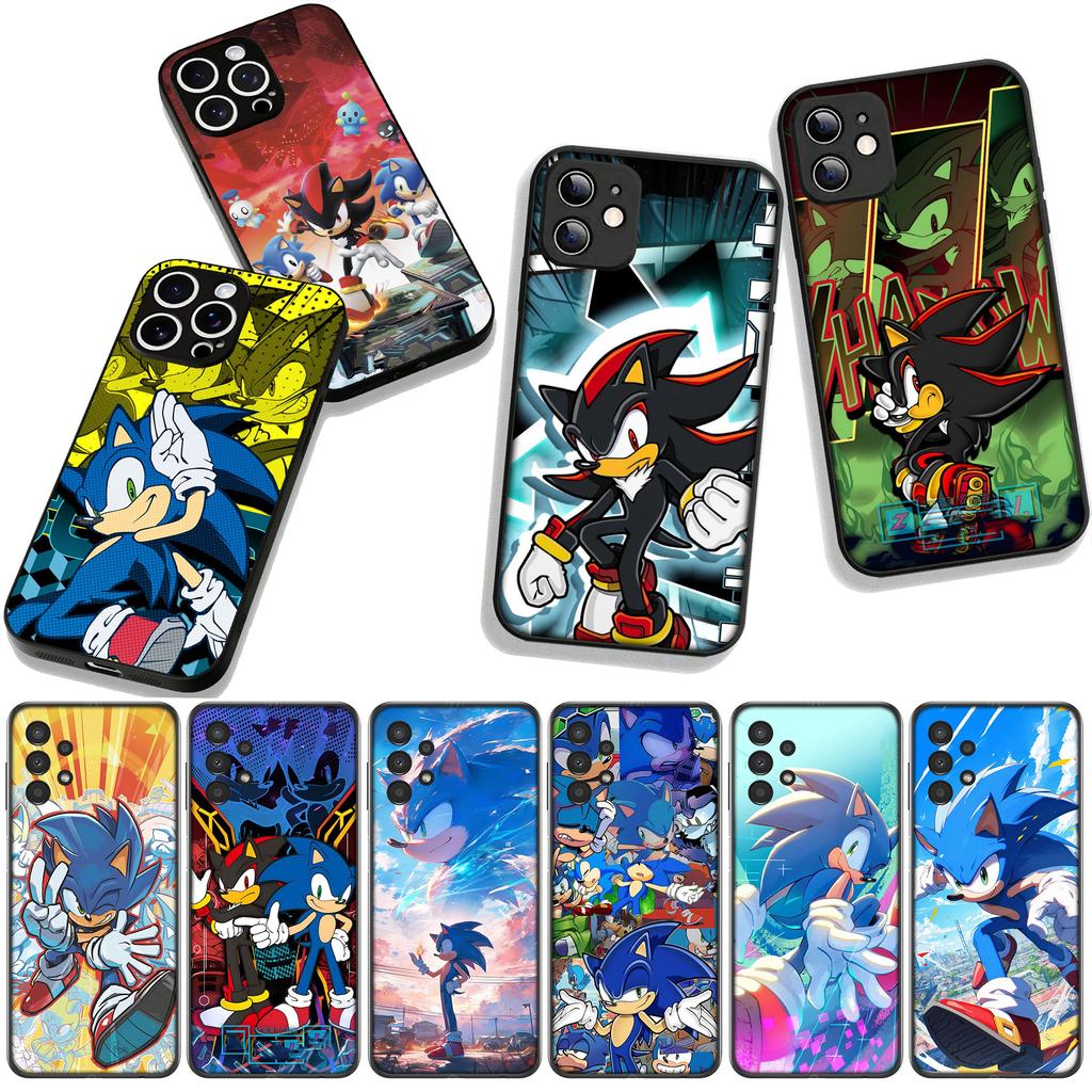 for Samsung Galaxy A36 A17 A26 A07 A35 A54 A53 A13 A33 A34 S8 S9 S20 S21 FE S10 Plus Case S-Sonics Movie S-Shadows Hedgehog