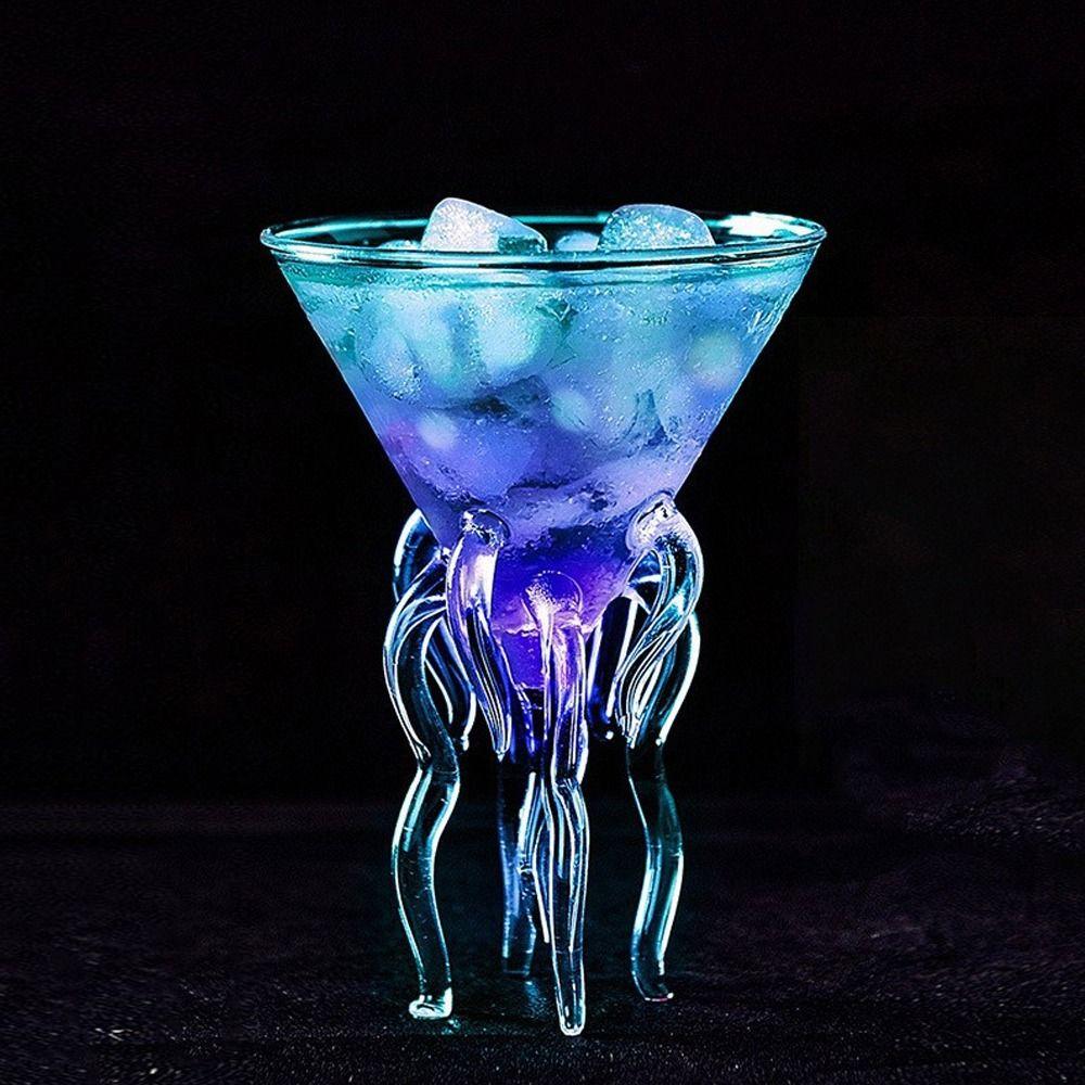 Transparenter Kreativer Cocktailglas Trinkbecher Champagnerglas Partyzubehör Schwanenförmiger Kelch Zuhause