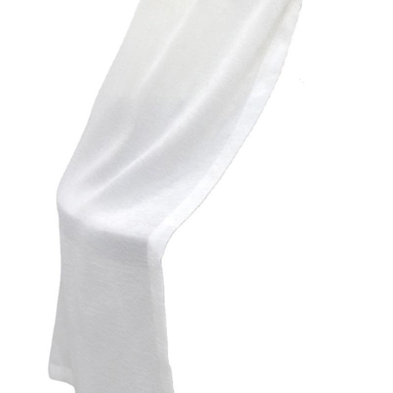 American White Gauze Curtain Curtain Blackout Balcony Bay Window Bedroom White Sand Gauze Velcro White Window Screen