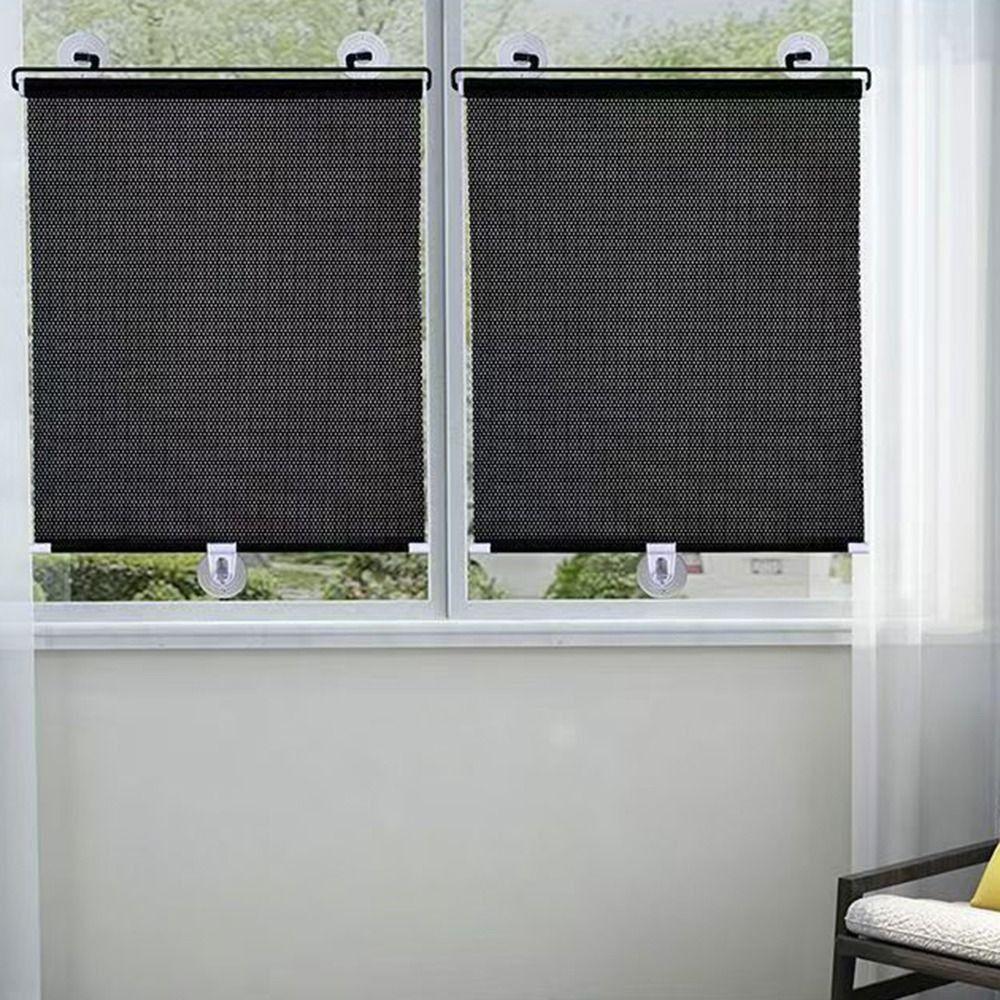 Retractable Car Sun Block Shutter Glare Guard Car Telescopic Curtain Car Sunshade Curtain  Garden
