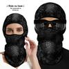 Motorcycle Face Mask, Breathable Skull Balaclava Neck Gaiter, UV Protection Face Cover for Cycling Fishing Outdoor Sports