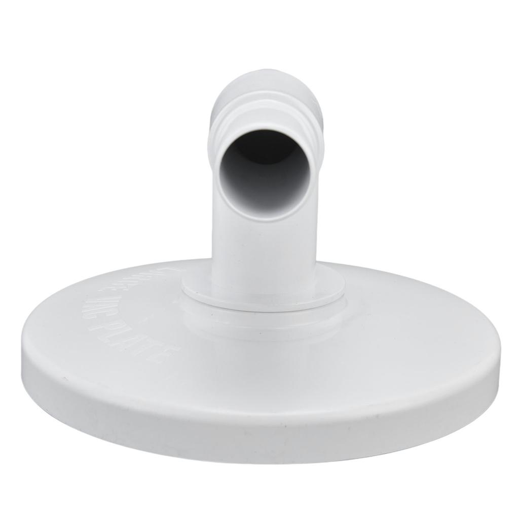 Skimmer Vacuum Plate with 90  Degrees  Elbow Plastic Pool Vacuum Plate Replacement for Hayward