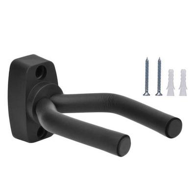 1PC Supporto da parete per chitarra Gancio da parete per chitarra nero per tutte le dimensioni di chitarre, bassi, mandolini