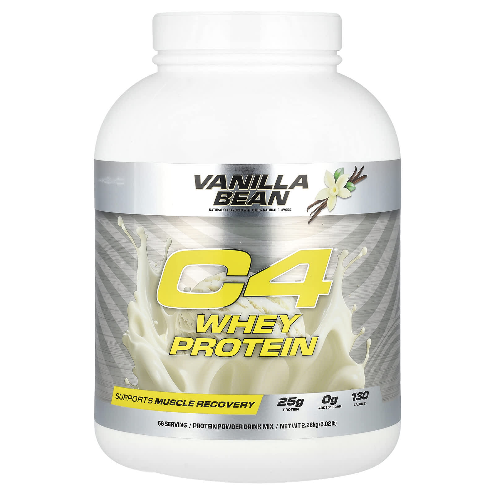 

C4 / Cellucor, C4® Whey Protein, Vanilla Bean, 2.28Kg(5.02Lb)