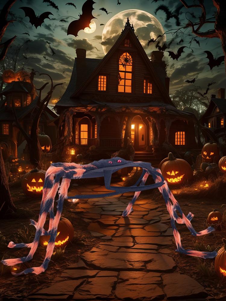 Haustier Spinnenkostüm Verstellbarer Riemen Felliges Hunde Spinnenkostüm Halloween Spinnenkostüme Weihnachtsdekorationen Haustierbedarf