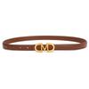 Womens Slim Leather Belt With M-Shape Alloy Buckle Casual Office Jeans Skirt Waistband