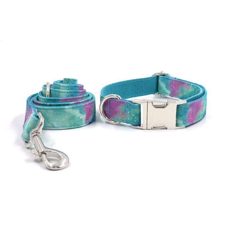 Dreamy Durable Dog Collar and Leash Set for Medium and Large Dogs Extra Large