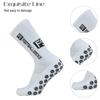 Football Socks Running Socks Anti Slip With Rubber Pad For Men / Women Professional Competition
