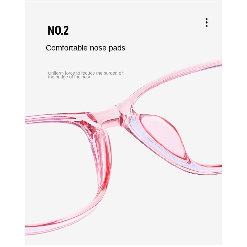 New Ultra Light Anti Blue Light Reading Glasses PC Fashionable Full Frame Comfortable High-definition Presbyopia Glasses To +4.0