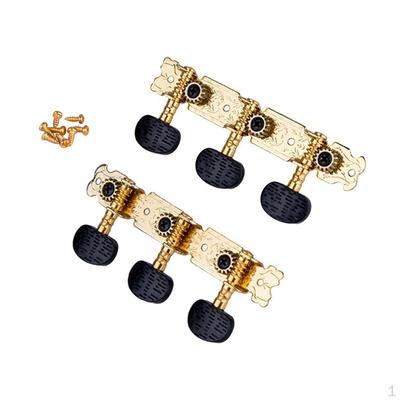 2x String Tuners Replace Part Durable Metal for Acoustic Guitars Accessories