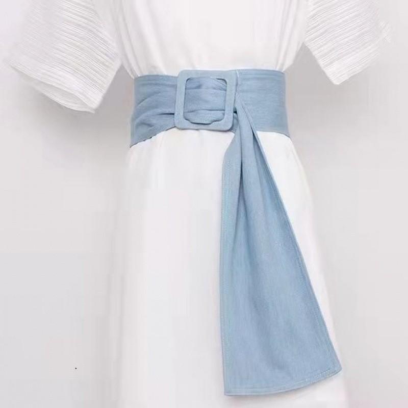 Stilvoller Damen-Denim-Taillengürtel für trendige, modische Outfits und Kleider