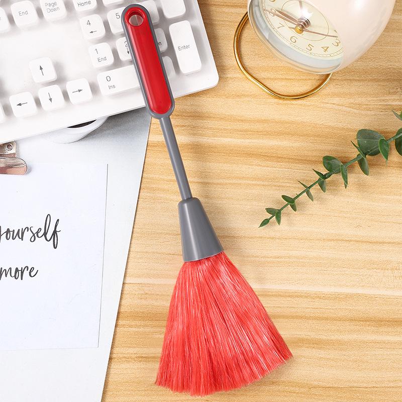 Plastic Long-Handle Multifunction Feather Duster with Round Head