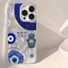 Evil Eye Phone Case For Samsung Galaxy S26 Ultra S25 S24 FE S22 S23 Plus A56 A55 A54 A15 A53 A36 A16 Shockproof Protective Cover