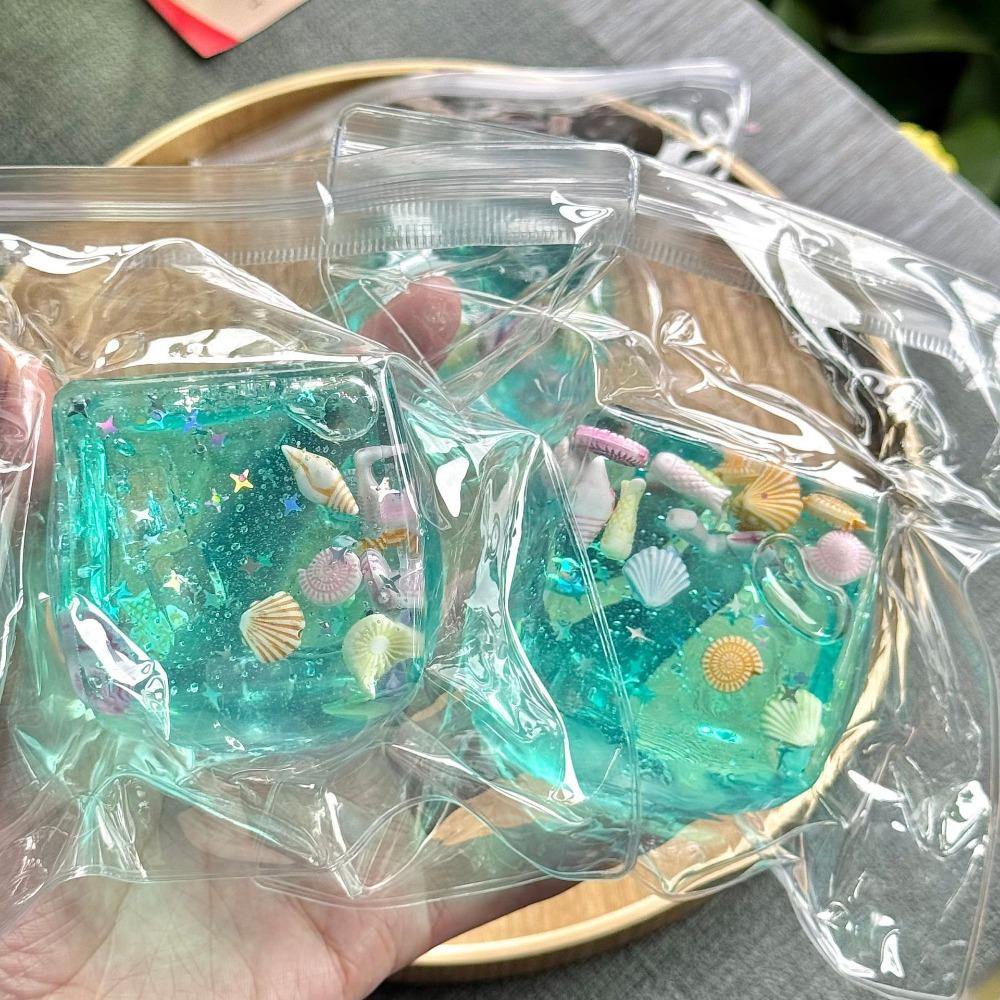 Taba Squishy Stressbälle Würfel - Ozean Sensorisches Fidget Spielzeug Langsam aufsteigende Squishy Spielzeuge für Kinder und Erwachsene Quetschen Entspannen Geschenk