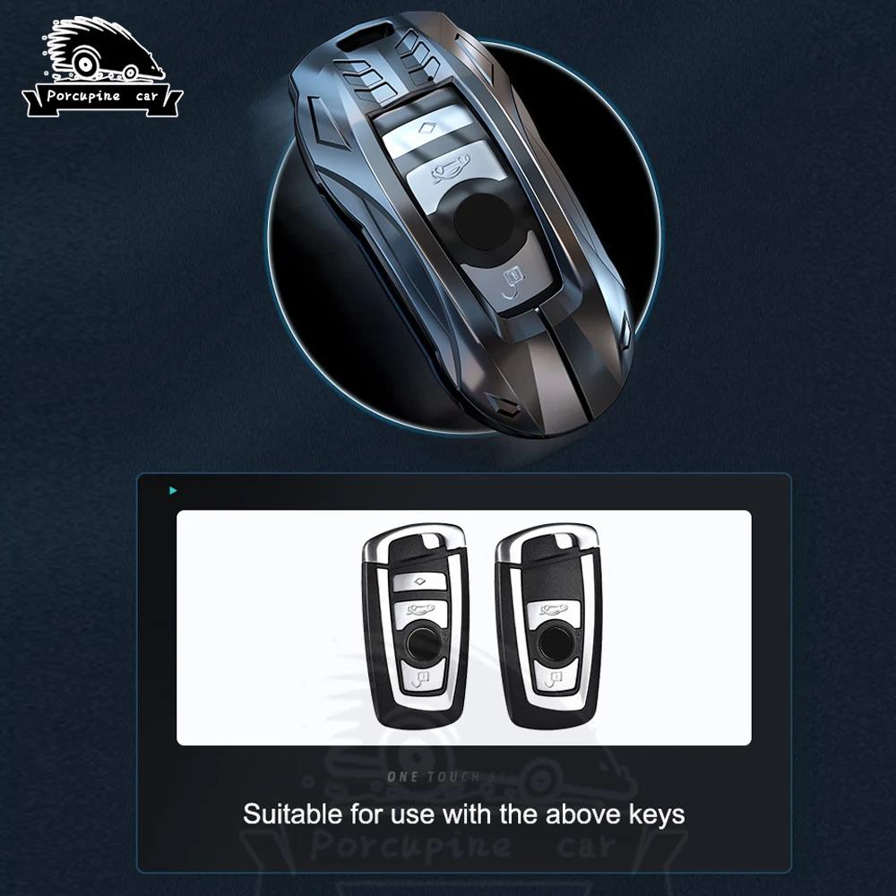 New Zinc Alloy Style Auto Key Fob Cover Case Housing Remote Fit For Bmw X3 X5 X6 F30 F34 F10 F20 G20 G30 G01 G02 G05 F15 F16 1 3 5 7 Series