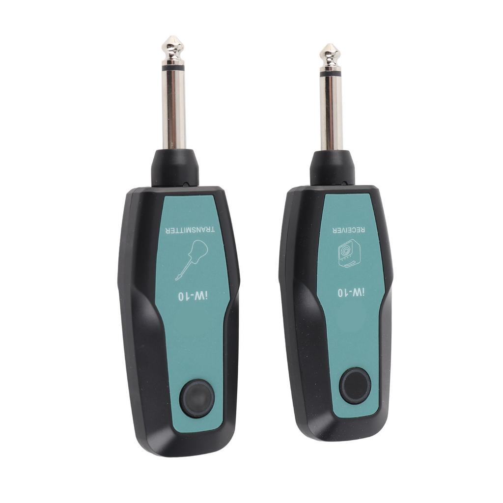 2 Stück Drahtloses E-Gitarren-Sender-Empfänger-Set 2,4G Kabelloses Soundsystem für Bass-Lautsprecher