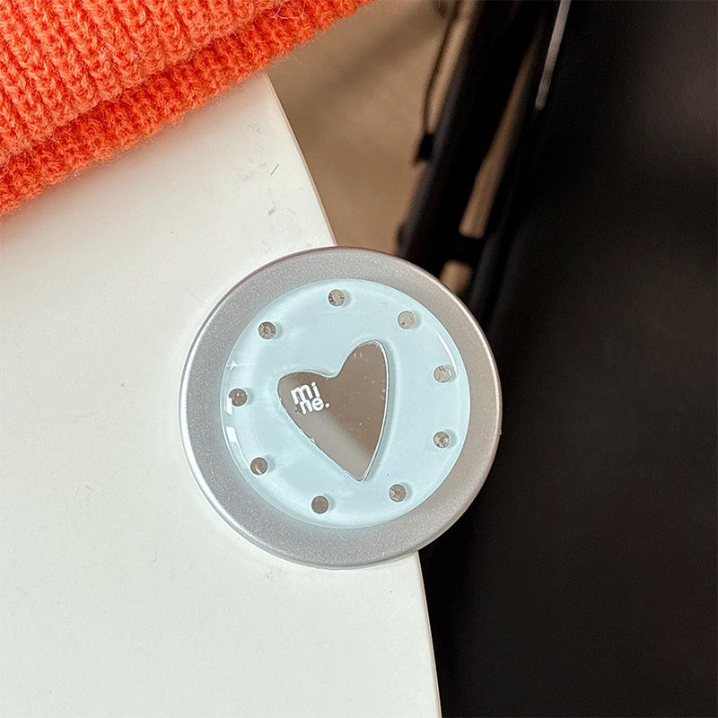 Bunter Liebe Herz Spiegel Handyhalter: Magsafe Magnetischer Aufkleber & Fingerring