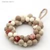 Tomo Corporation Nepal Felt Wreath Pom 15cm Poms, Multicolor, Approx. Diameter, 17725-825-306