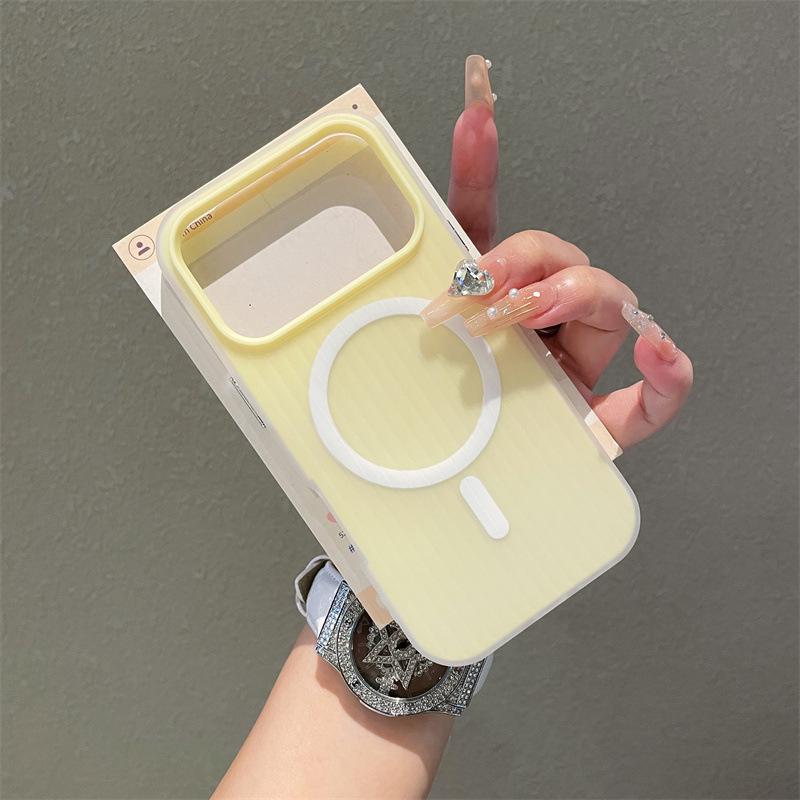 

Magnetic Wavy Texture Drop-Proof Phone Case for iPhone 14/13/12/11 & Apple 17Air/16/15PROMAX iPhone 14