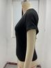 T-shirt Bodycon Scollo a V Dimagrante Stile Europeo-Americano - Moda Primavera/Estate 2025