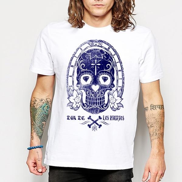 tattoo T-Shirt anarchy eagle punk Mexico biker hip hop party skull XXXL